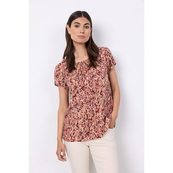 NWT SOYA CONCEPT MINEA 1 Berry Blend Shirt - Picture 1 of 6